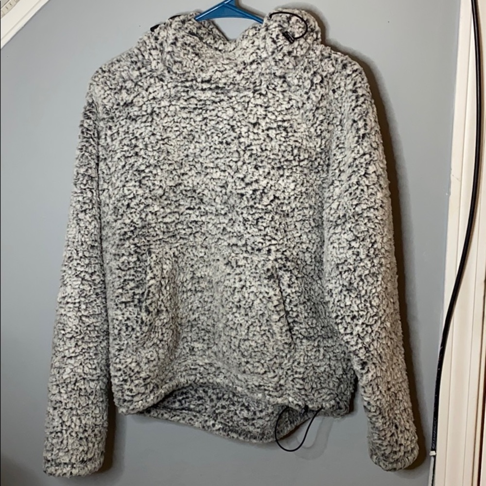 Grey Sherpa Sweatshirt